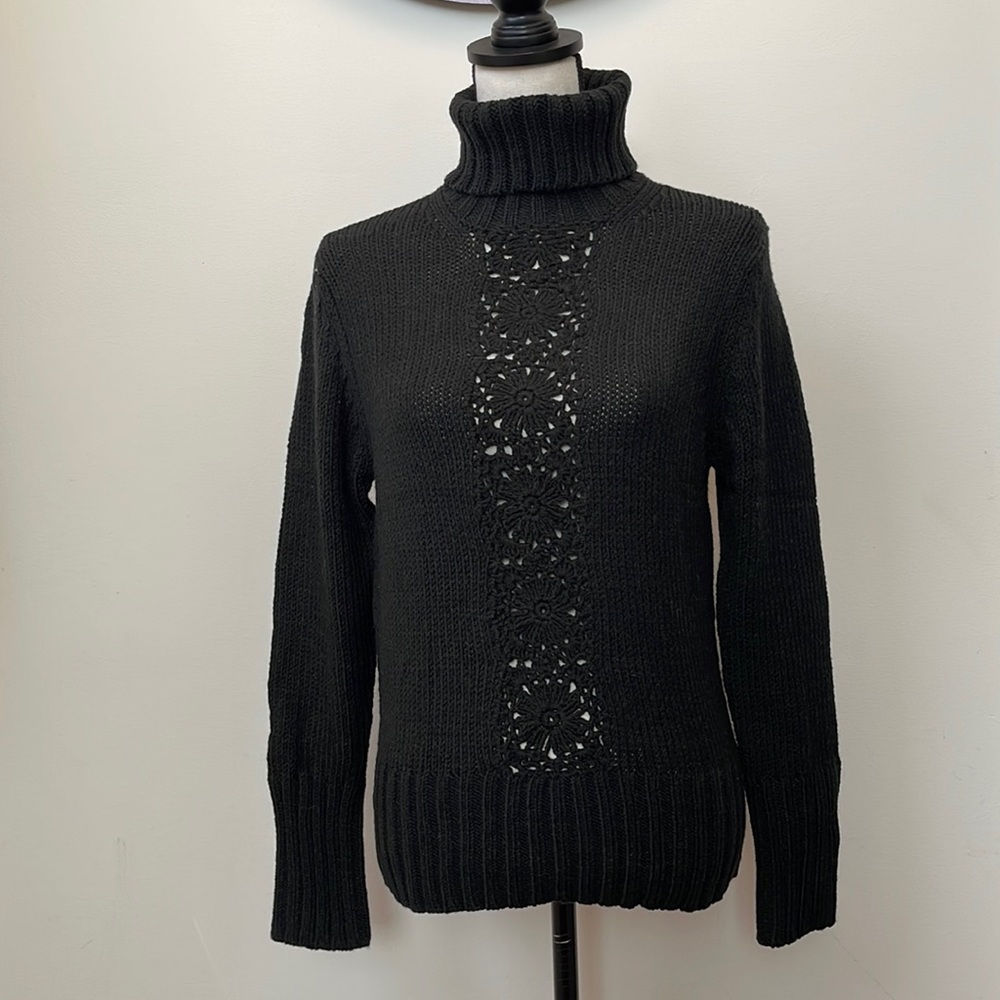 The Limited Black Turtleneck Sweater NWT